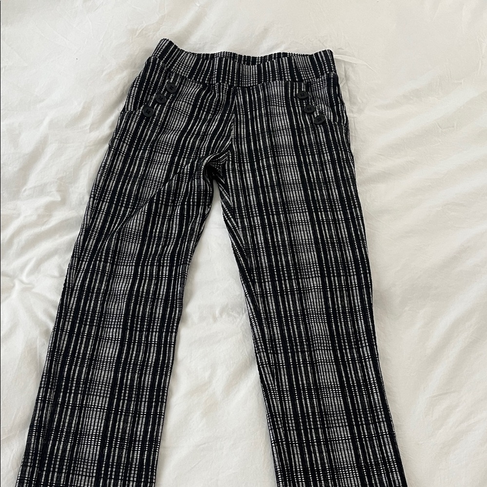 Betabrand Button-Accent Pants